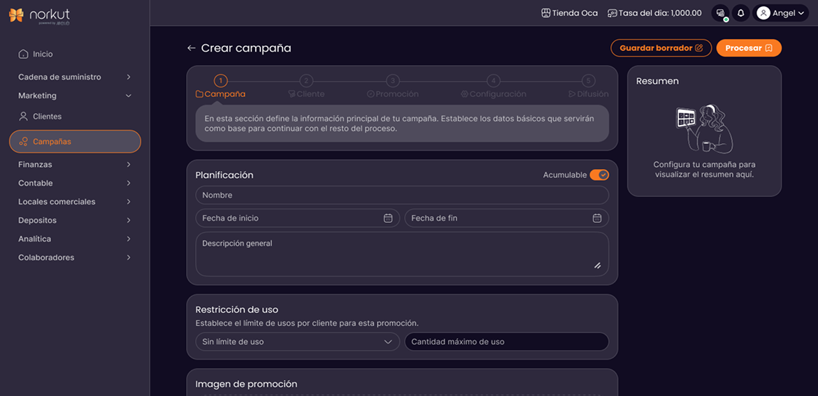 Opera sobre todas las áreas de Norkut